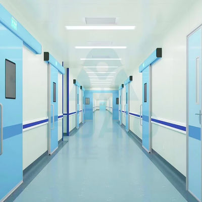 kaufen Lebensmittelindustrie Reinraum Schiebetür, Nahtlos Design Metall Pharma Tür online manufacture