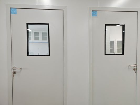 kaufen Modulare Stahl-Reinigungsraum Tür Hermetische Schwingetür 250 mm Wanddicke Für Labor online manufacture