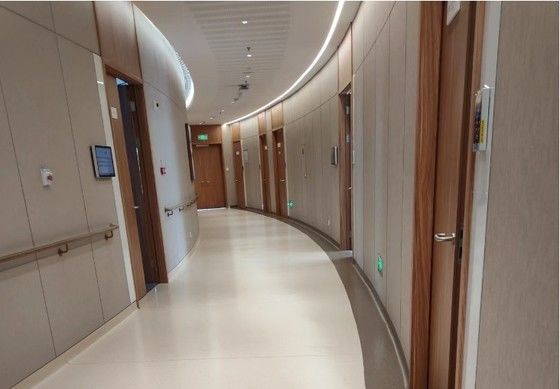 kaufen HUAAO FABRIKALPREIS 2MM VINYL ROLL HOTEL HOSPITAL COMMERCIAL / homogene VINYL Bodenbelag Rollen PVC Rollen online manufacture