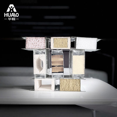 kaufen Sandwich-Wandplatten für Wände Rockwool 50Mm Metall Glaswolle Mgo Sandwich-Platten für Wände Reinraum-Platte online manufacture