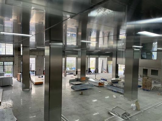 ISO-zertifizierte 304 0,5 mm Edelstahl Reinraum Sandwich-Panels für Lebensmittelfabriken