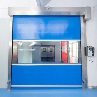 Automatische Hochgeschwindigkeits-Pvc-Rollentüren Lager schneller Zugang anpassbares Design