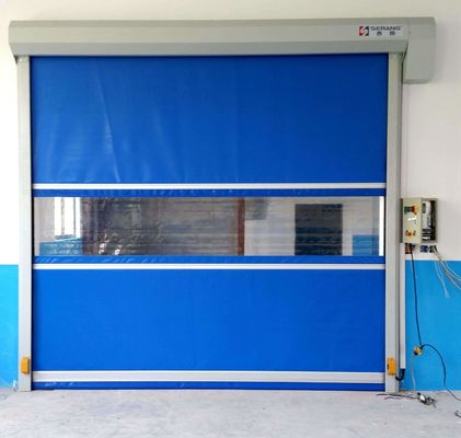 Elektro-PVC-Schnellschleifer Tür Windwiderstand für Logistiklager